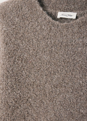 Zolly ss knit Mole Melange American Vintage 